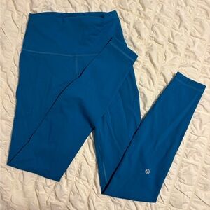 Lululemon Wunder Train High-Rise Tight 28" Hawaiian Blue